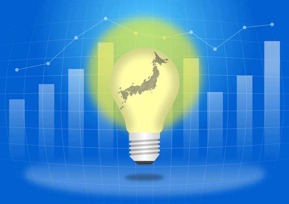 日本の電気の画像